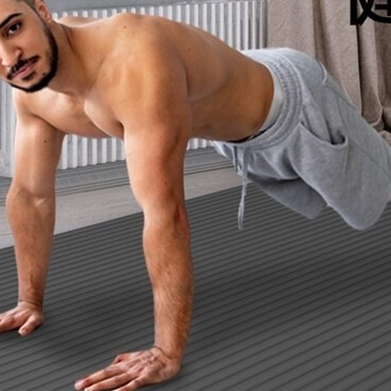 男士健身垫 加厚防滑静音训练垫 细节图2